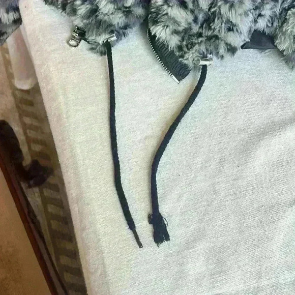 Lucky Brand Black and White Teddy Jacket - Picture 7 of 10